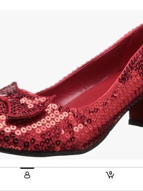 Red Sequin Women's Judy/Dorthy  wizard of oz shoes